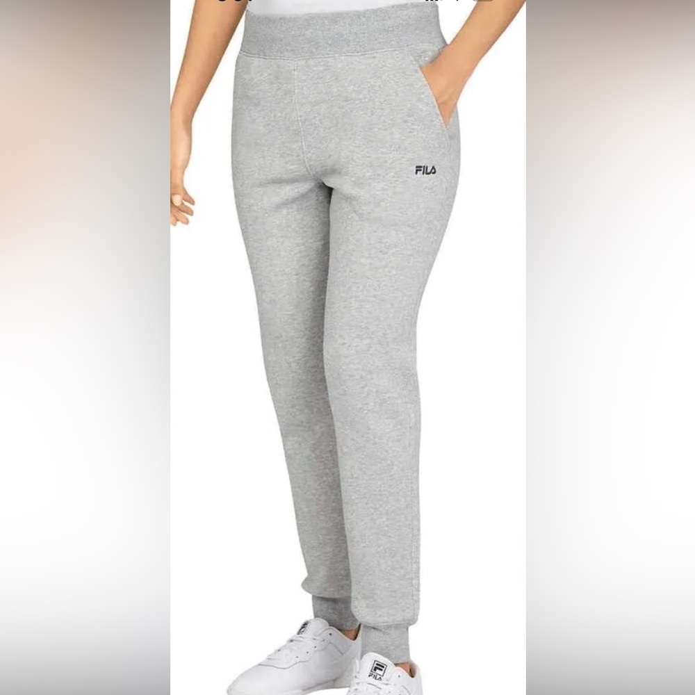 FILA Ladies' Fleece Jogger with Side Pockets  Gray